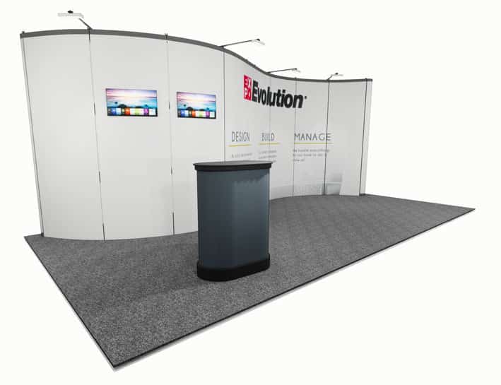 10x20 Pop Up tradeshow booth