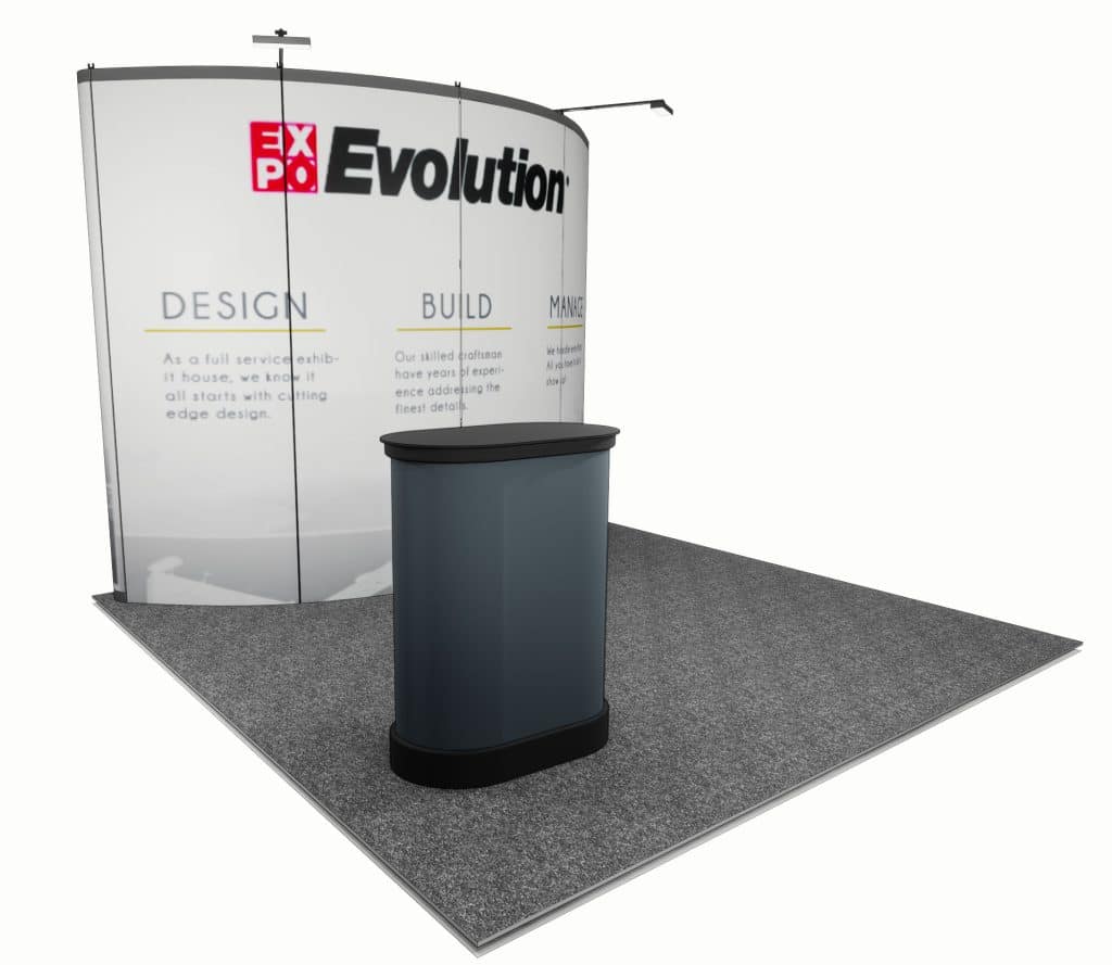 10x10 pop up tradeshow booth
