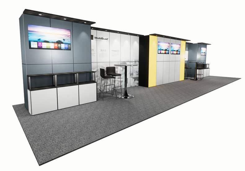 10x40 Inline tradeshow booth