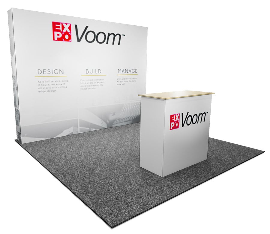Fabric Trade show booth