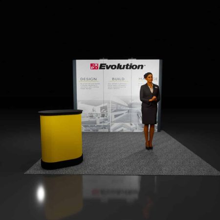 Portable Pop Up tradeshow booth