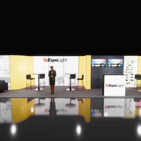 Backlit Inline Tradeshow booth