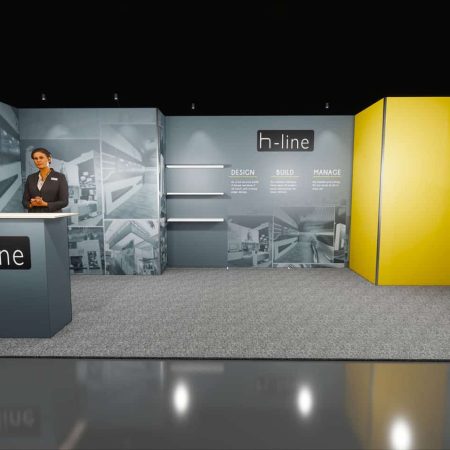inline fabric tradeshow booth