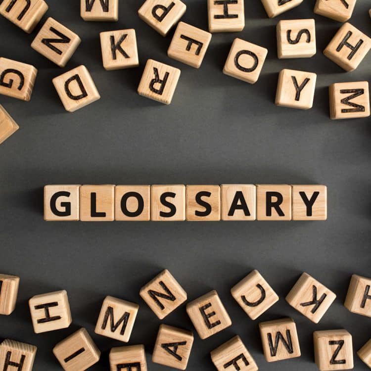 trade show terms, glossary