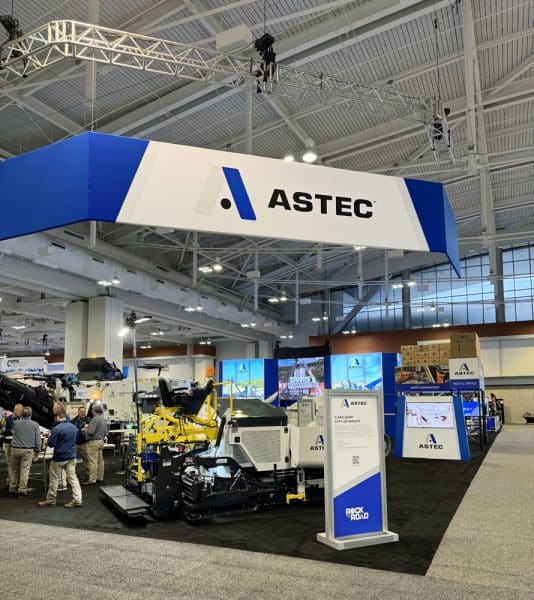 70x140, large custom island exhibit, island tradeshow booth