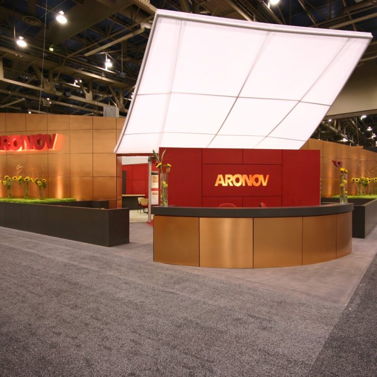 Aronov custom exhibit