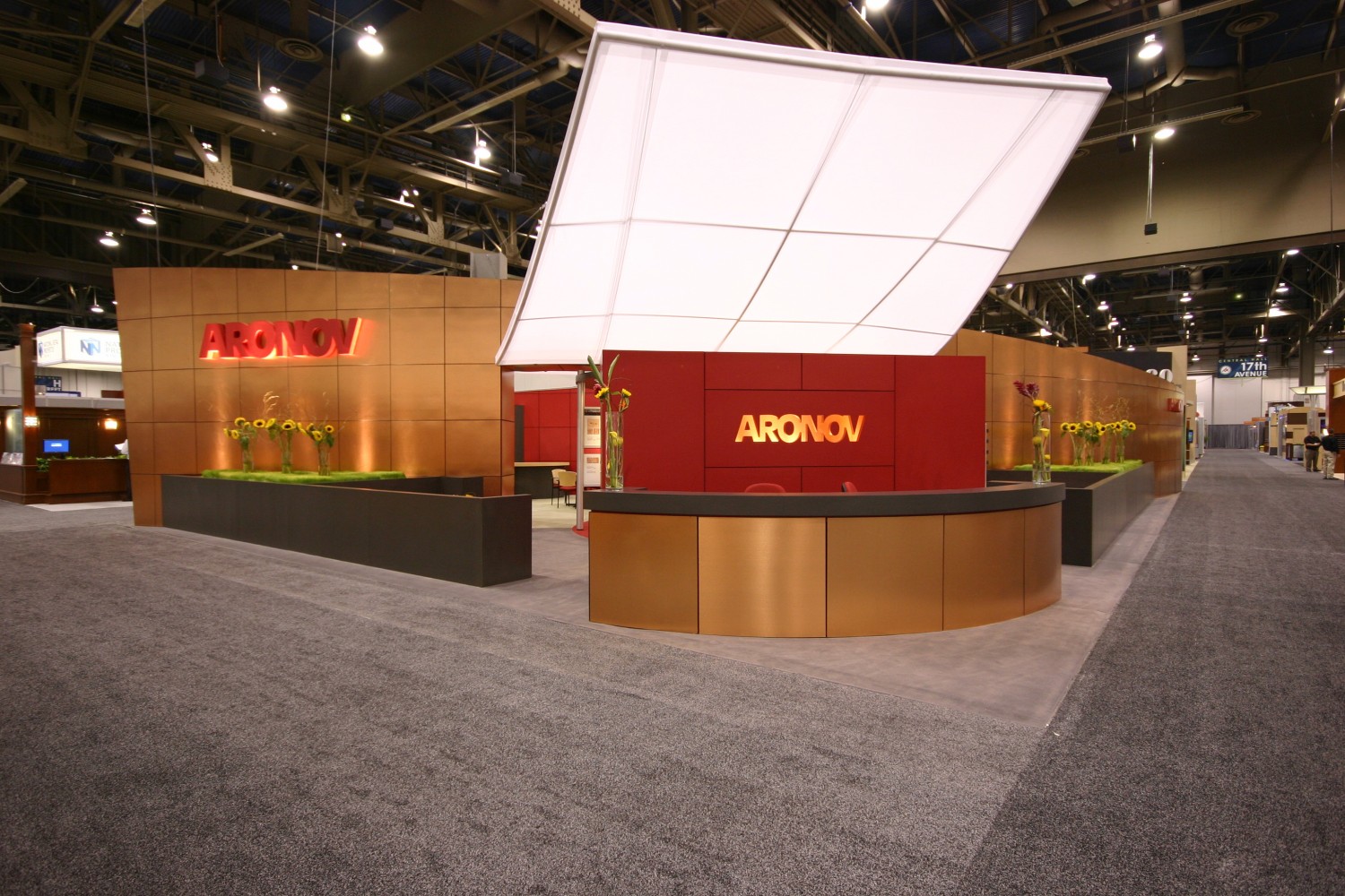 Aronov custom exhibit