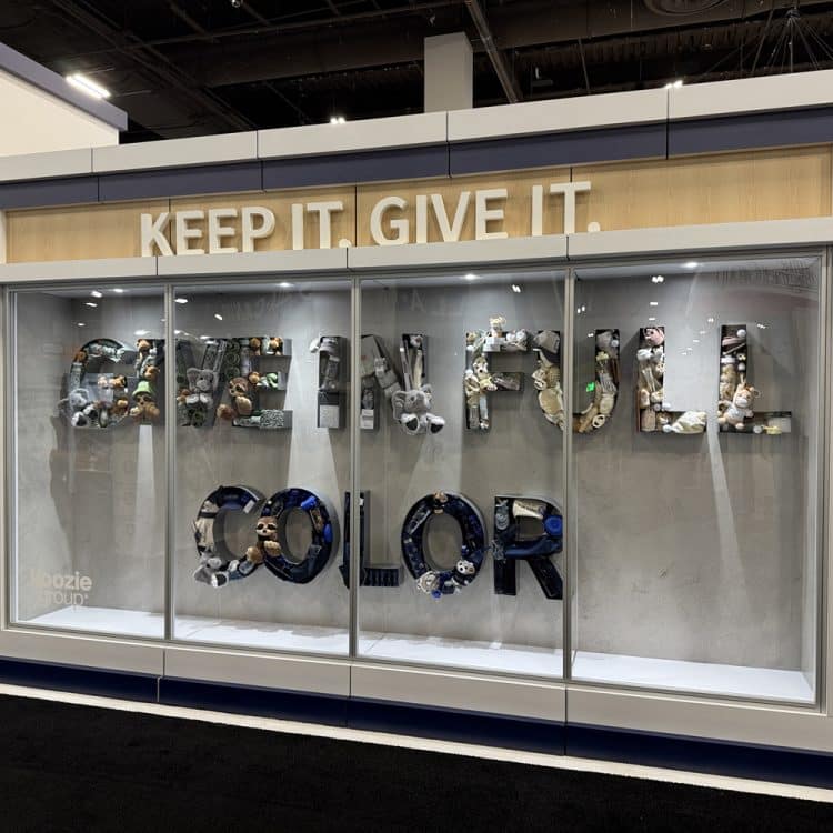 custom retail curated display case design